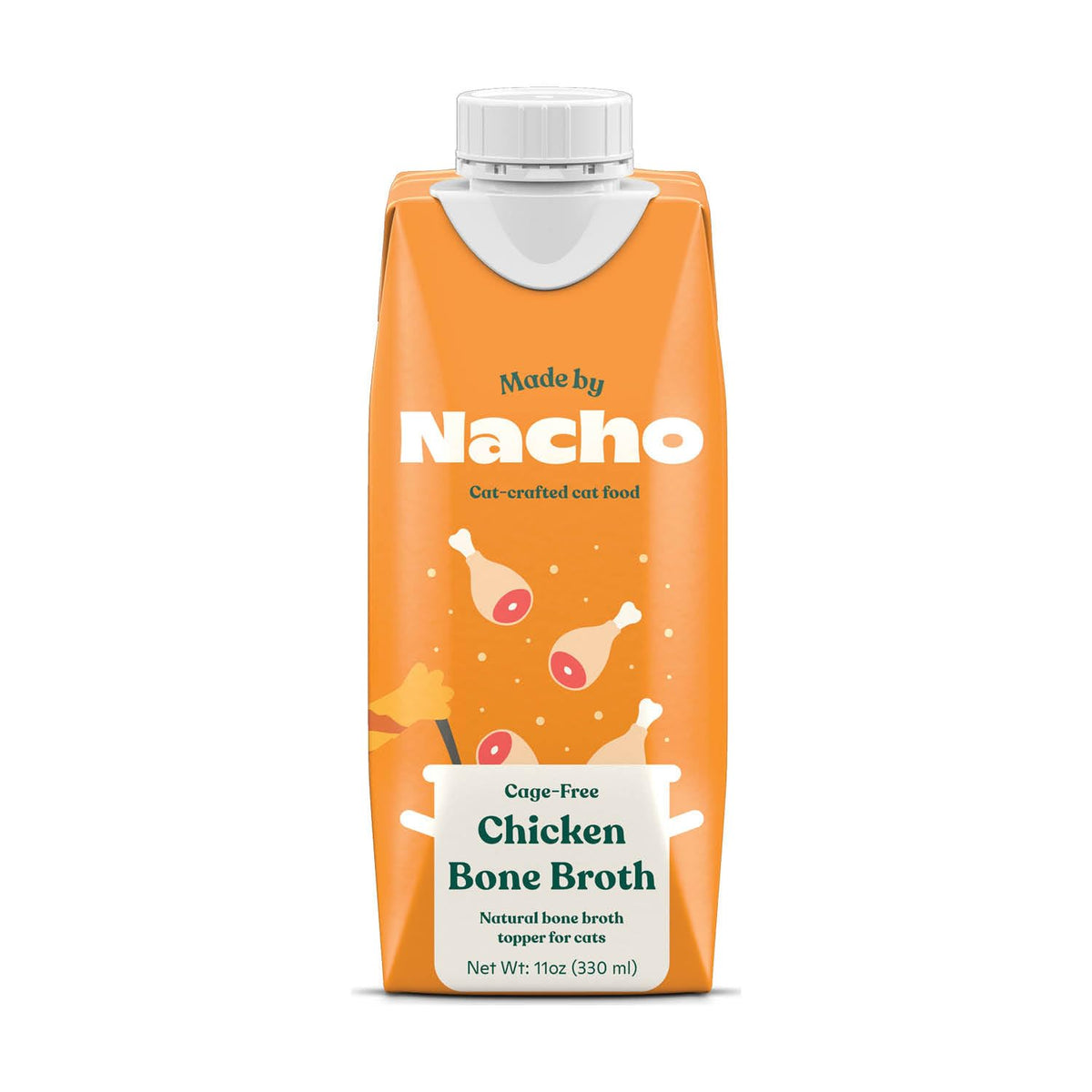 Made by Nacho bone broth topper bottle pour for hydration and flavor