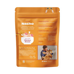 Closeup of Made by Nacho topper chunks showing crunchy texture cats may crave.