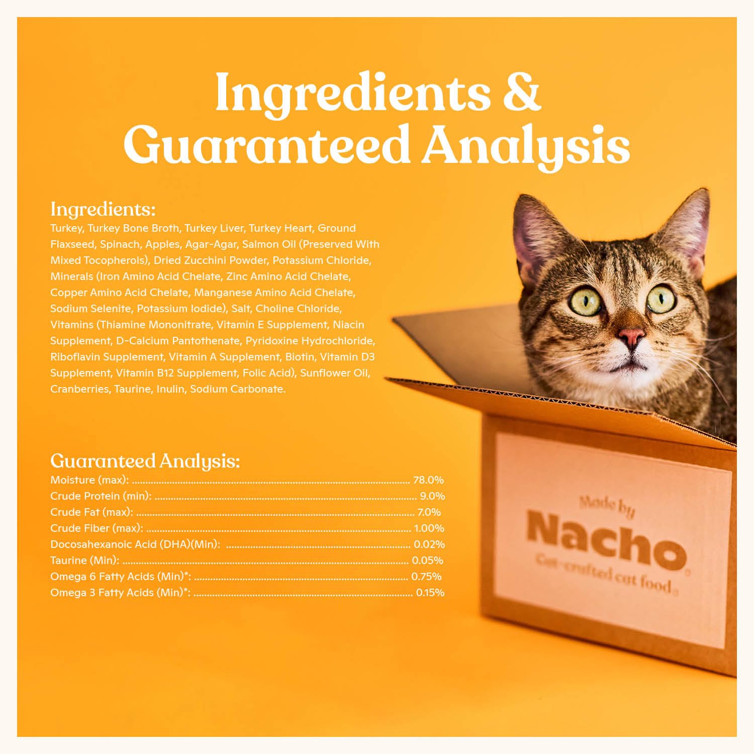 Made by Nacho bone broth ingredient photo emphasizes hydration and flavor.