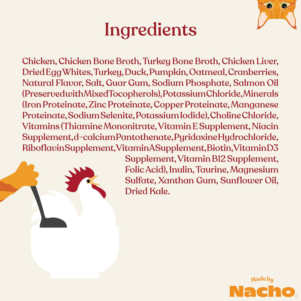 Ten-pack cups of Made by Nacho in bone broth offer convenient nutrition.
