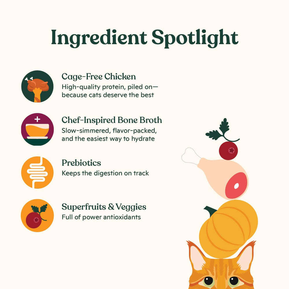 Pumpkin, cranberries, and kale provide fiber and nutrients in Made by Nacho recipe