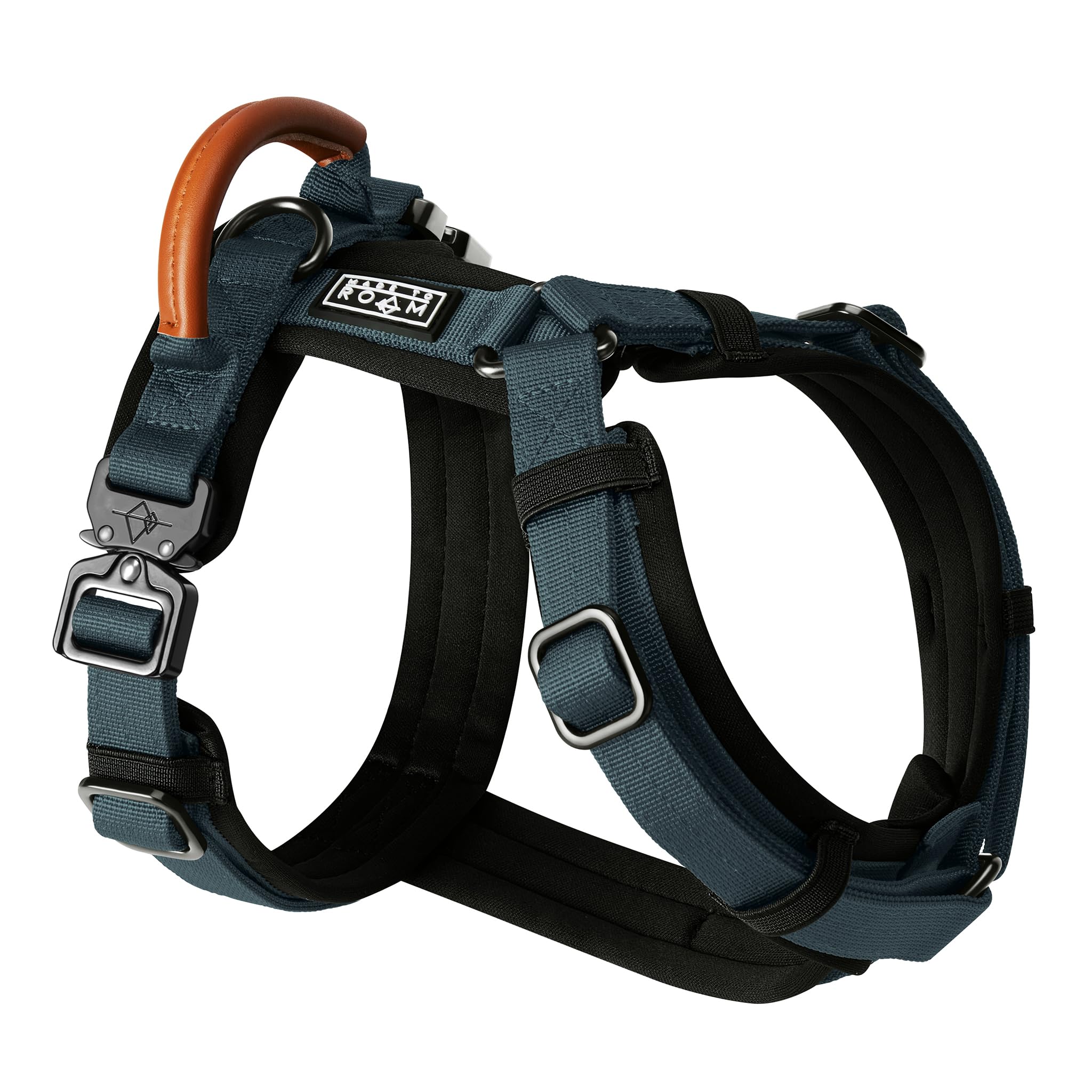 MADE TO ROAM Explorer Harness Colorado Nightsky side view for comfortable daily walks.