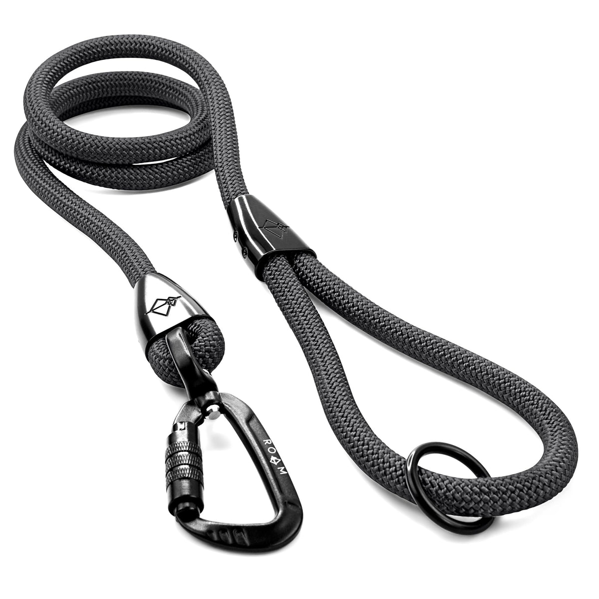 MADE TO ROAM Explorer leash with autolocking carabiner for secure outdoor adventures.