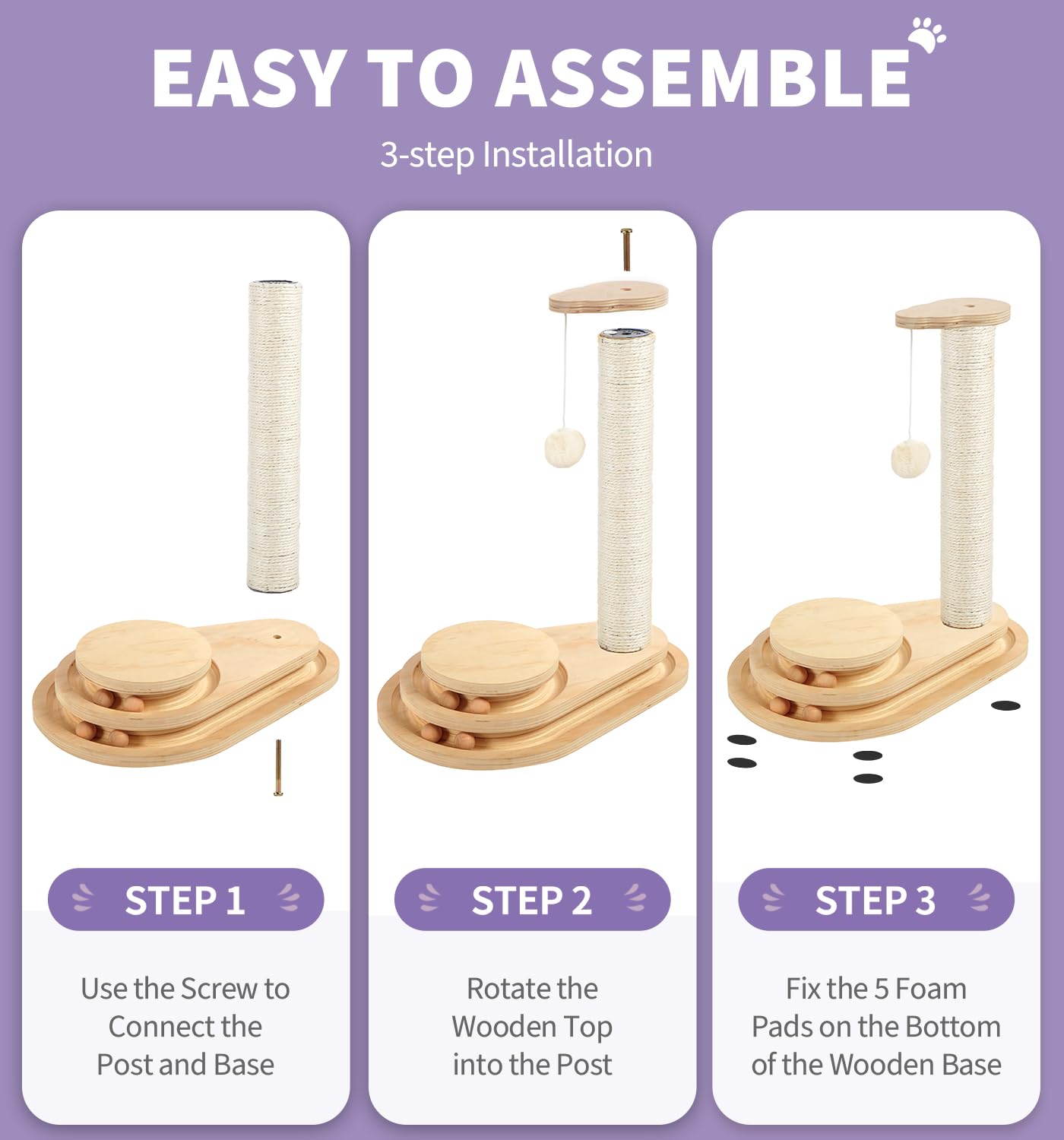 MADE 4 PETS quick 4-step assembly for fast setup