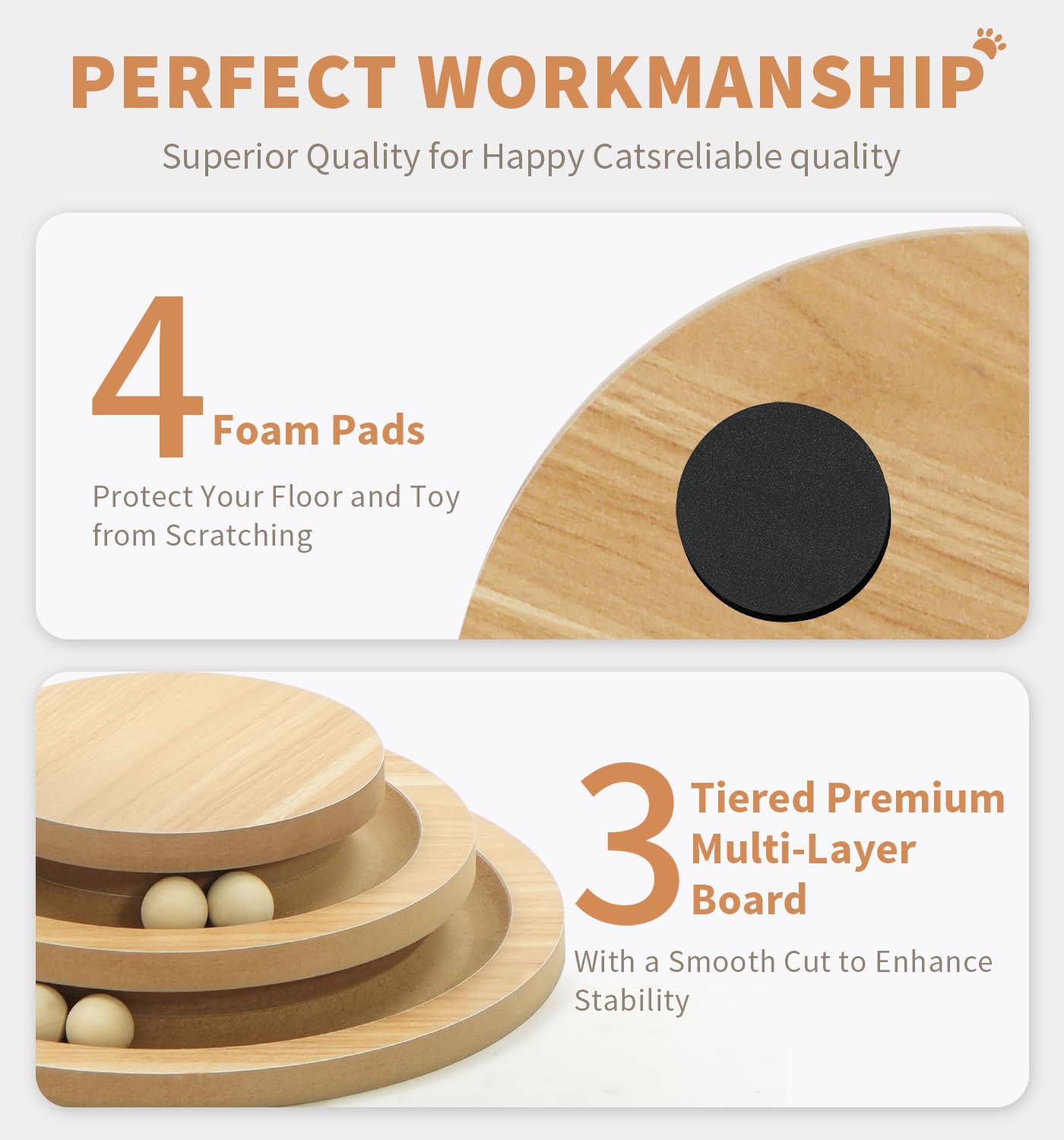 Perfect for indoor cats needing exercise and interactive enrichment