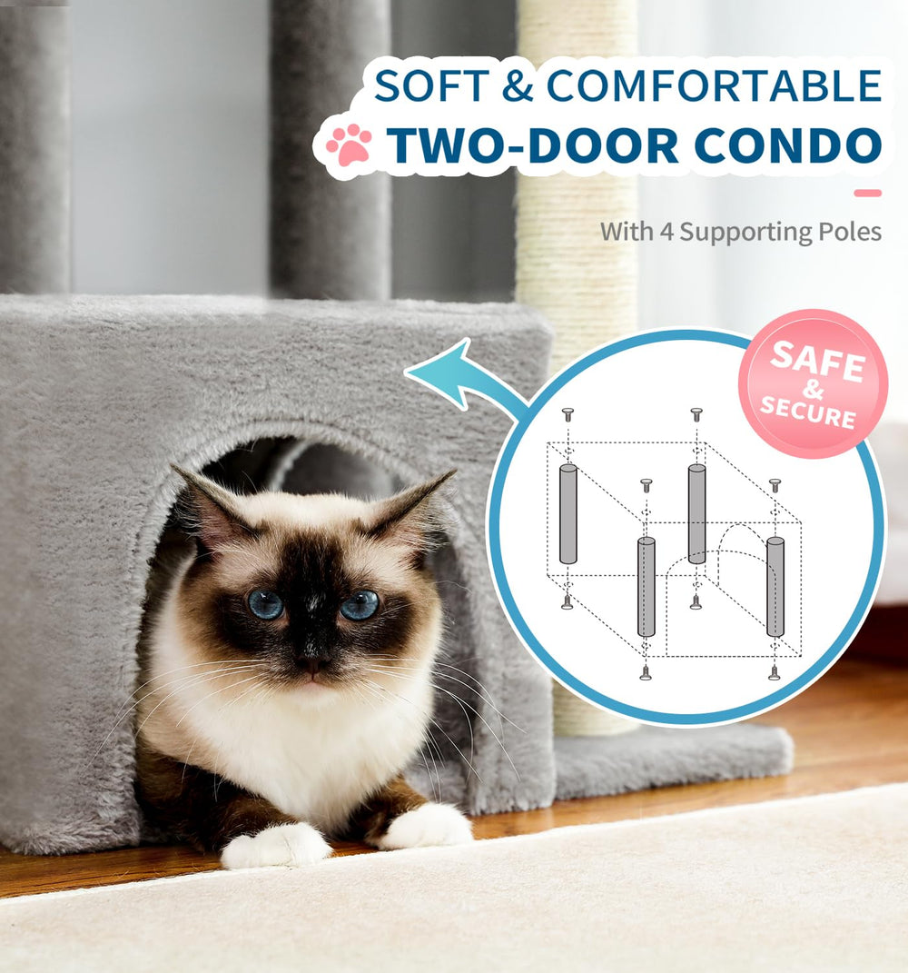 MADE 4 PETS cat tree ideal for small to medium cats during play