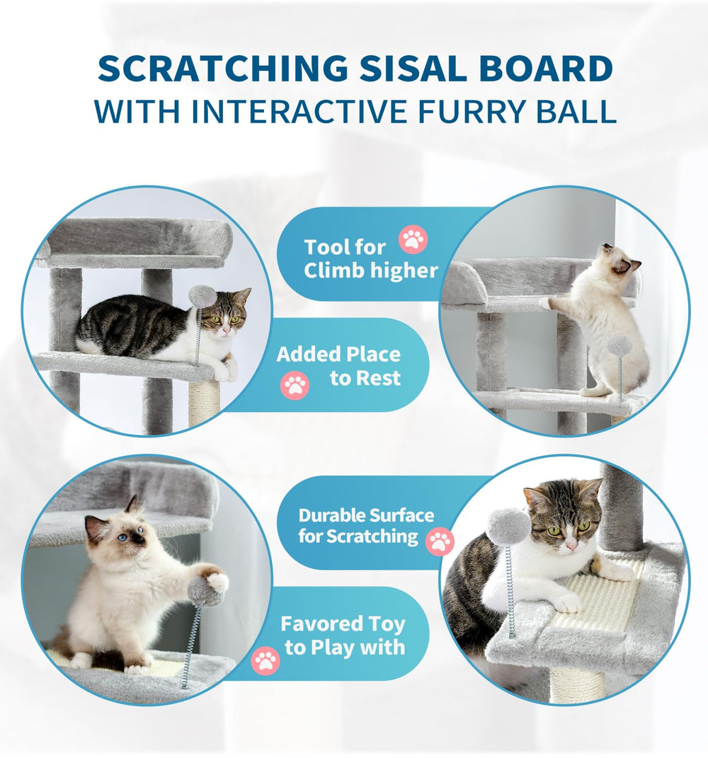 MADE 4 PETS cat tree sisal board supports claw sharpening with minimal shedding