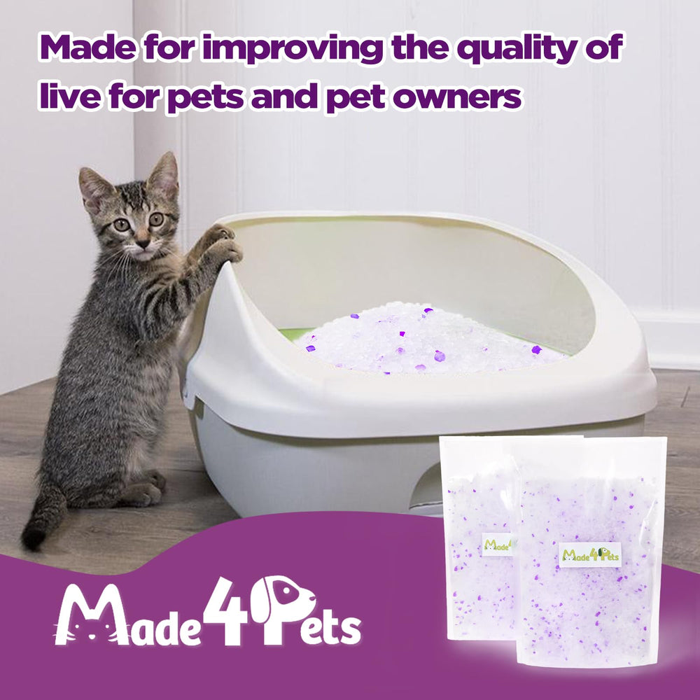 Made4Pets compatible with most litter boxes for quick refills.