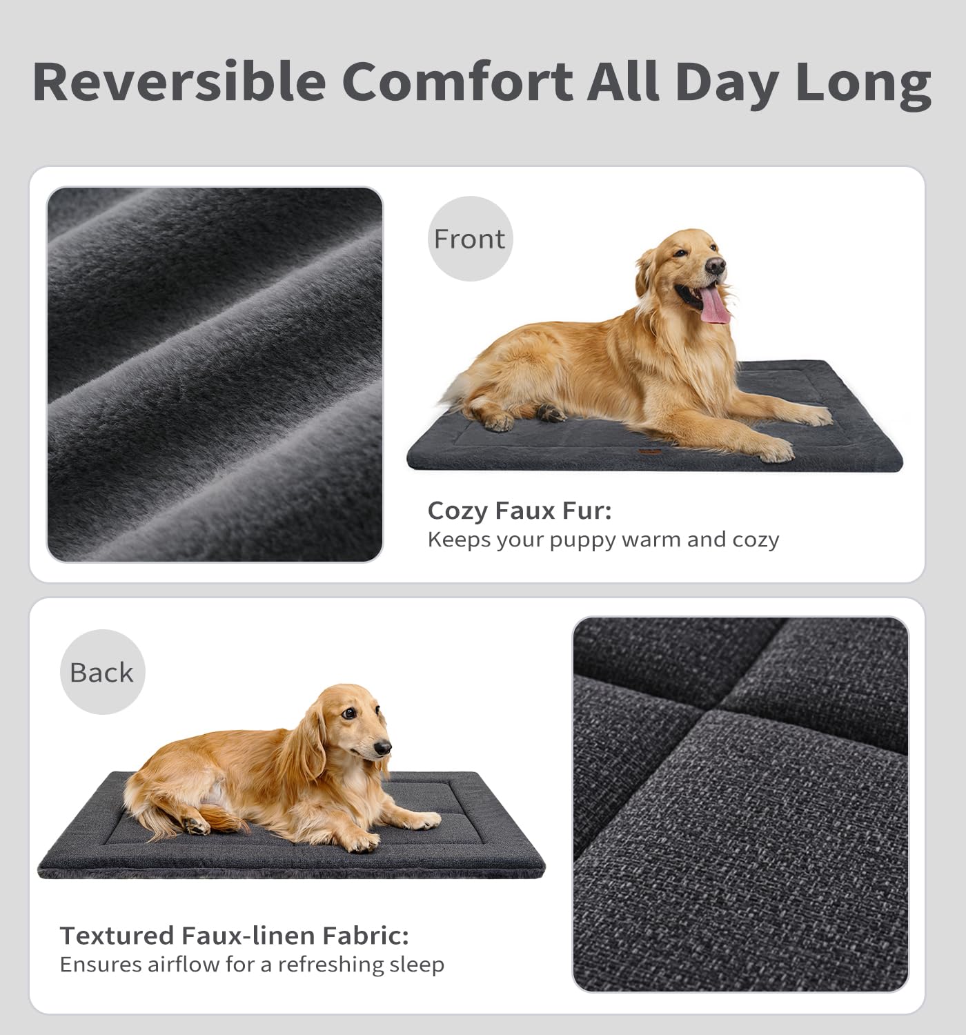 MADE 4 PETS machine-washable dog bed for easy cold-water cleaning