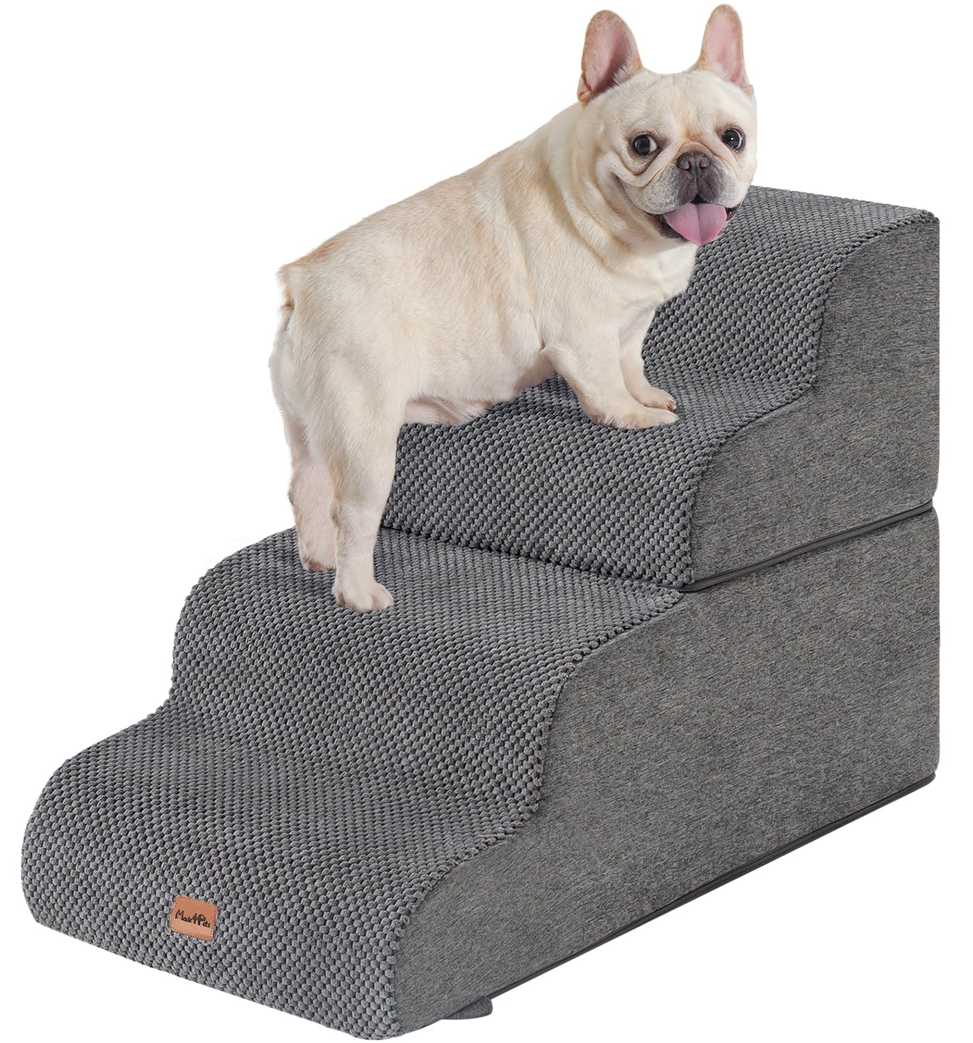 Made4Pets dog stairs 4-step bed-height 19-7 inch for easy bed access