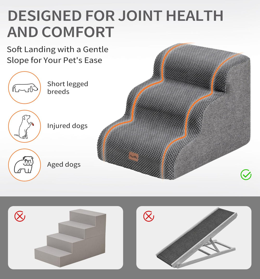 Made4Pets non-slip bottom provides stable footing on wood, tile, and carpet.