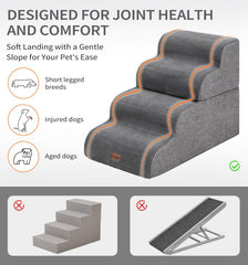 Made4Pets dog stairs removable fleece cover machine washable