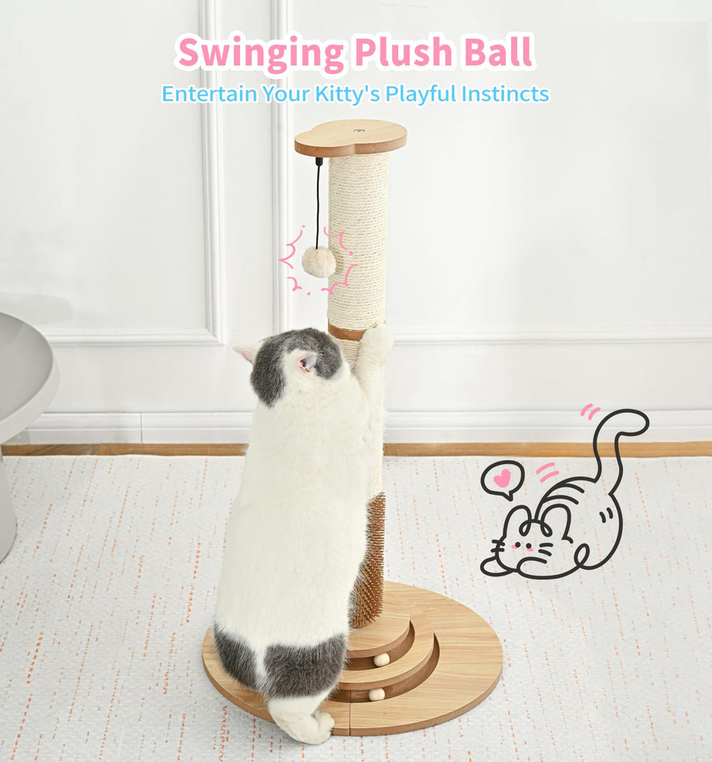 Made4Pets indoor cat entertainment to keep cats engaged and furniture safe.