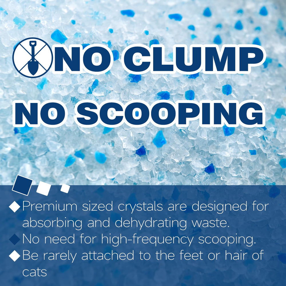 MADE 4 PETS non-clumping crystals support low-maintenance cleanup.