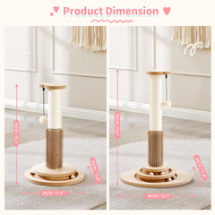 Made4Pets self-grooming brush provides quick hair removal and feline comfort.