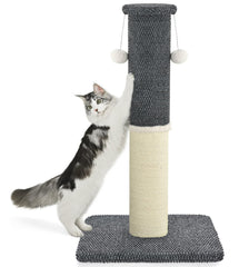 MADE 4 PETS tall cat scratcher 33-inch post with a stable base for energetic indoor cats.