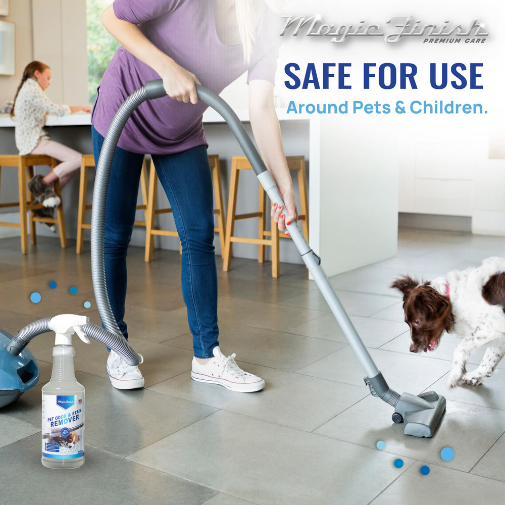 Magic Finish upholstery and mats clean for soft surface care.