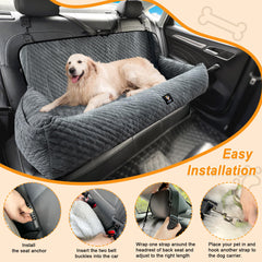 MagicFox dog car seat removable cover for easy washing