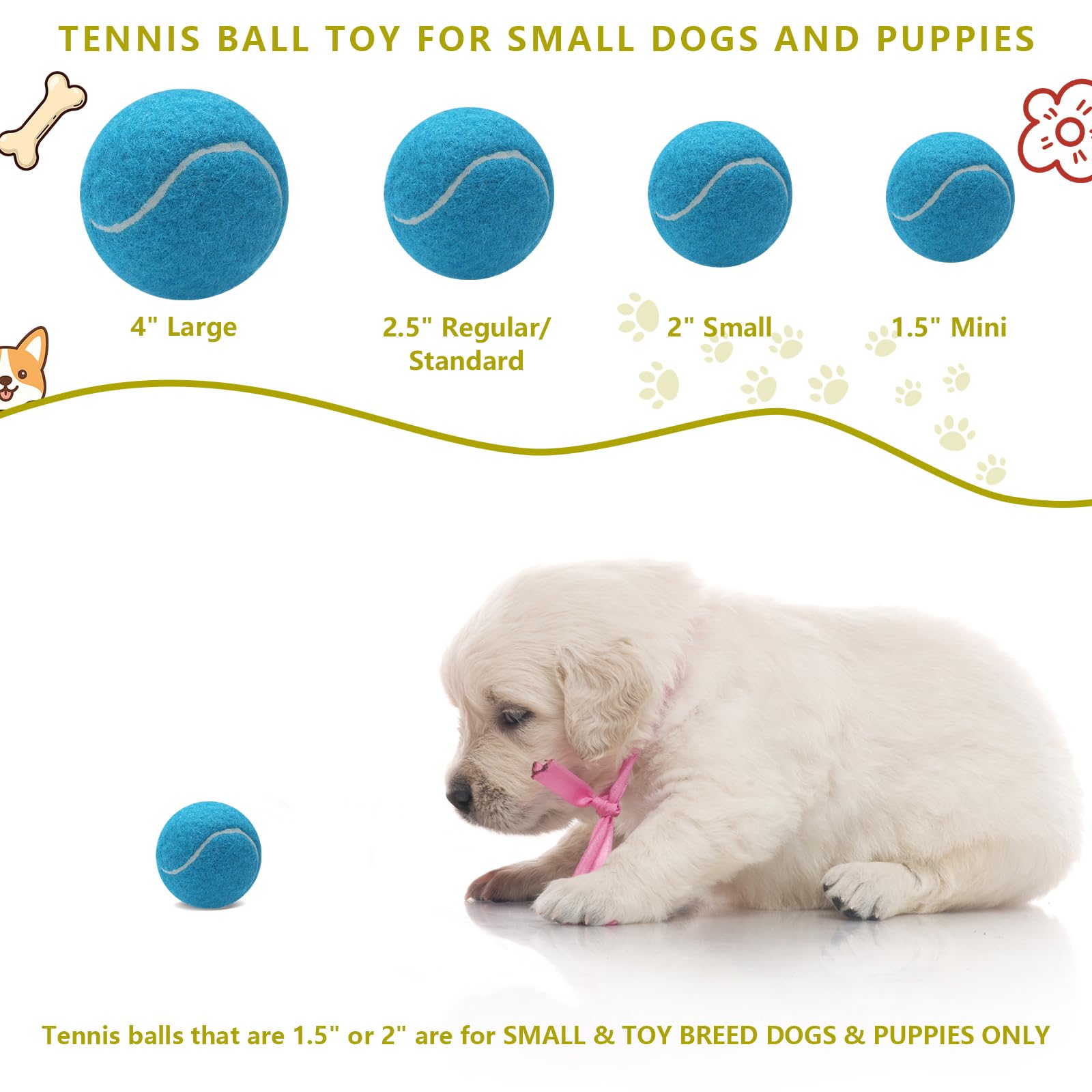 Magicorange pink 1.5-inch ball encourages interactive fetch sessions.