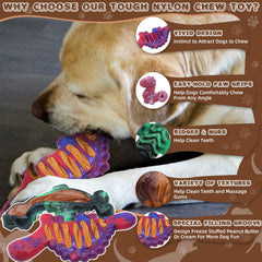 Magicorange dinosaur-shaped chew toy that mimics natural chewing instincts