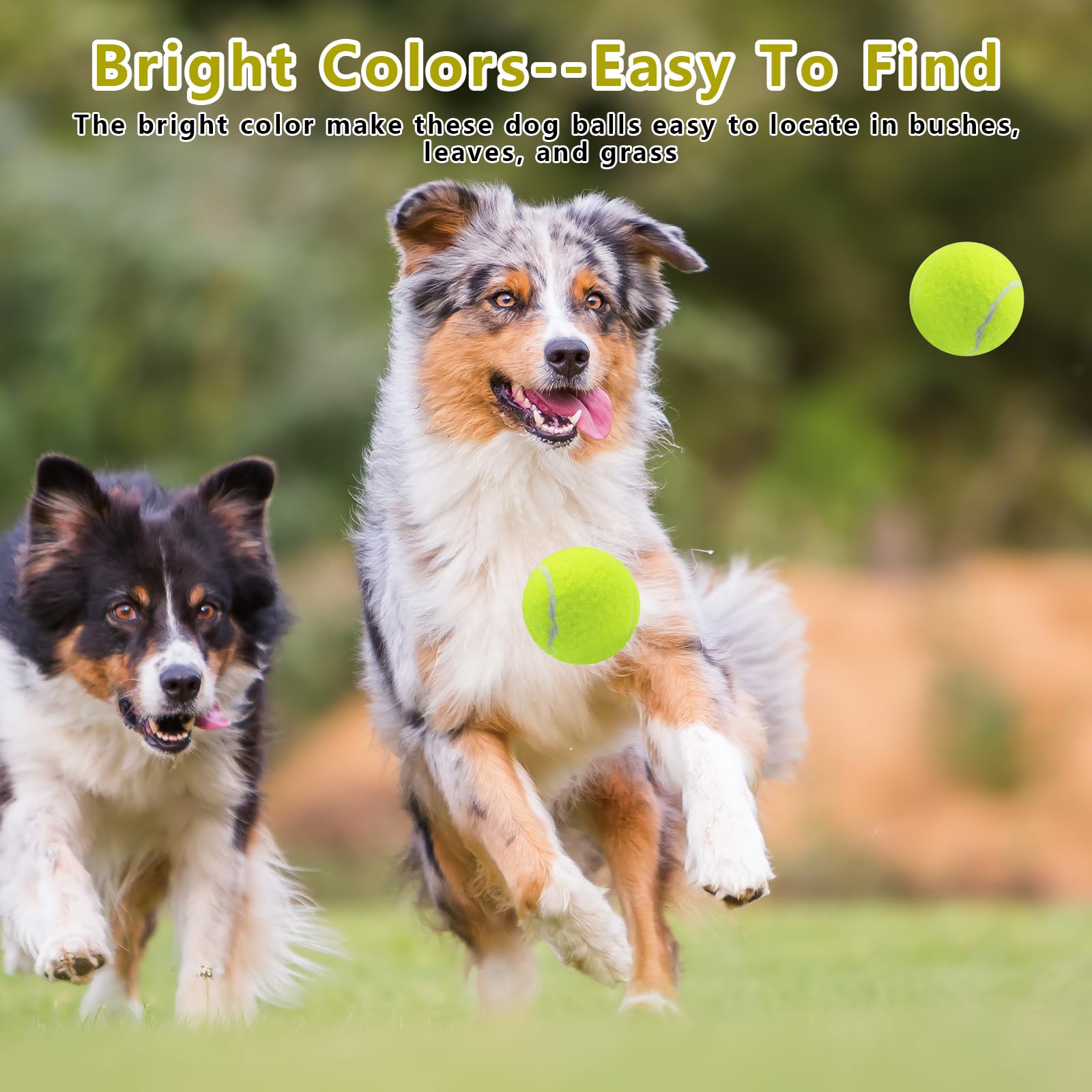 Magicorange natural rubber and felt ball designed for gentle chewing and durability.