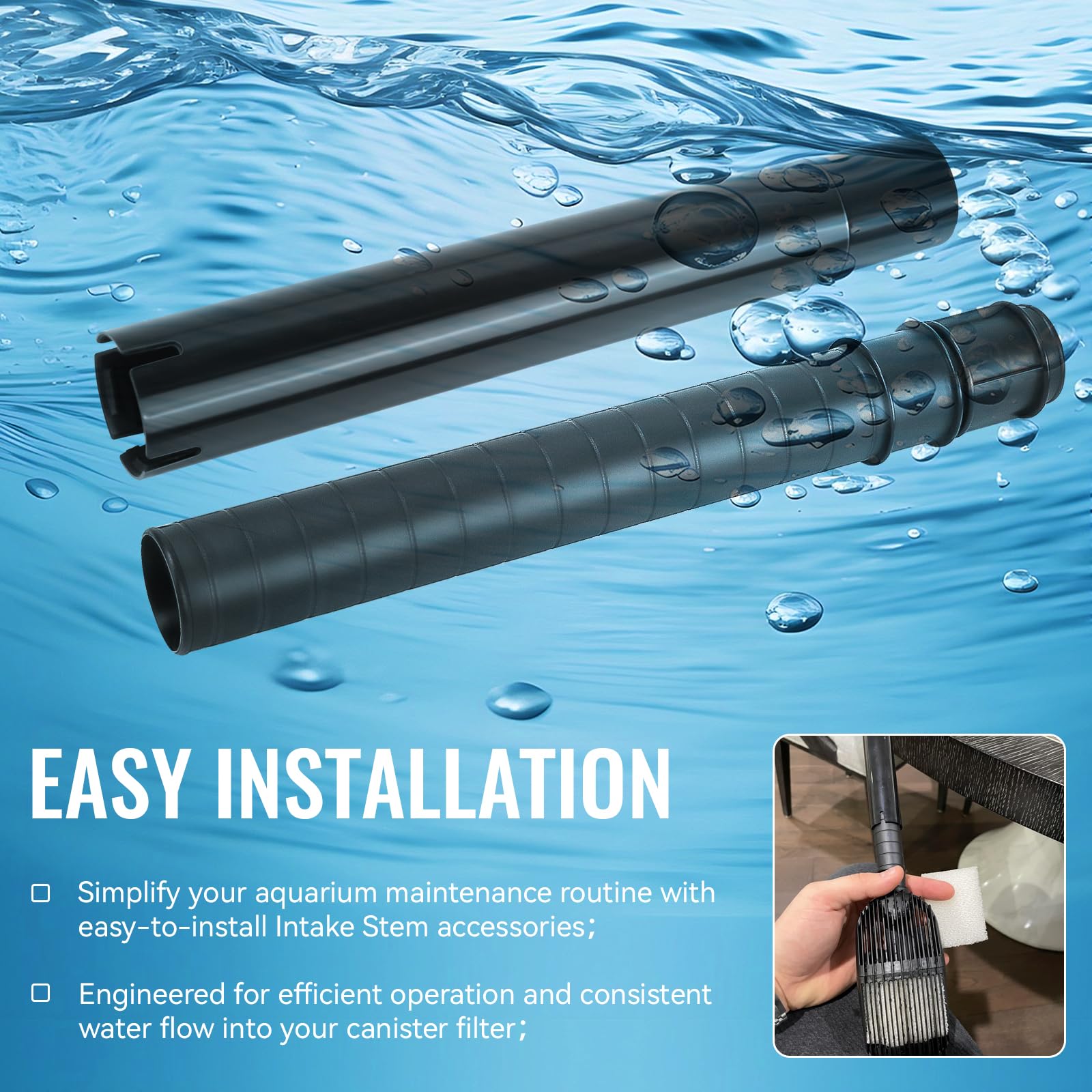 Magluv stem fits Fluval A214/A218/A219 filters with stable operation.