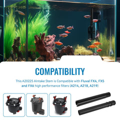 Magluv optimized water flow design supports smooth circulation in your tank.