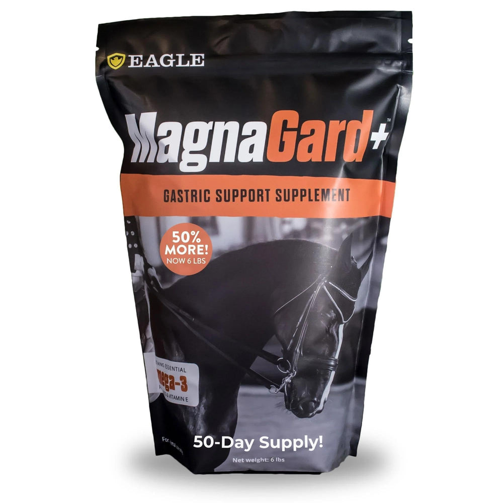 MagnaGard Plus 6 lb bag for easy equine supplementation.