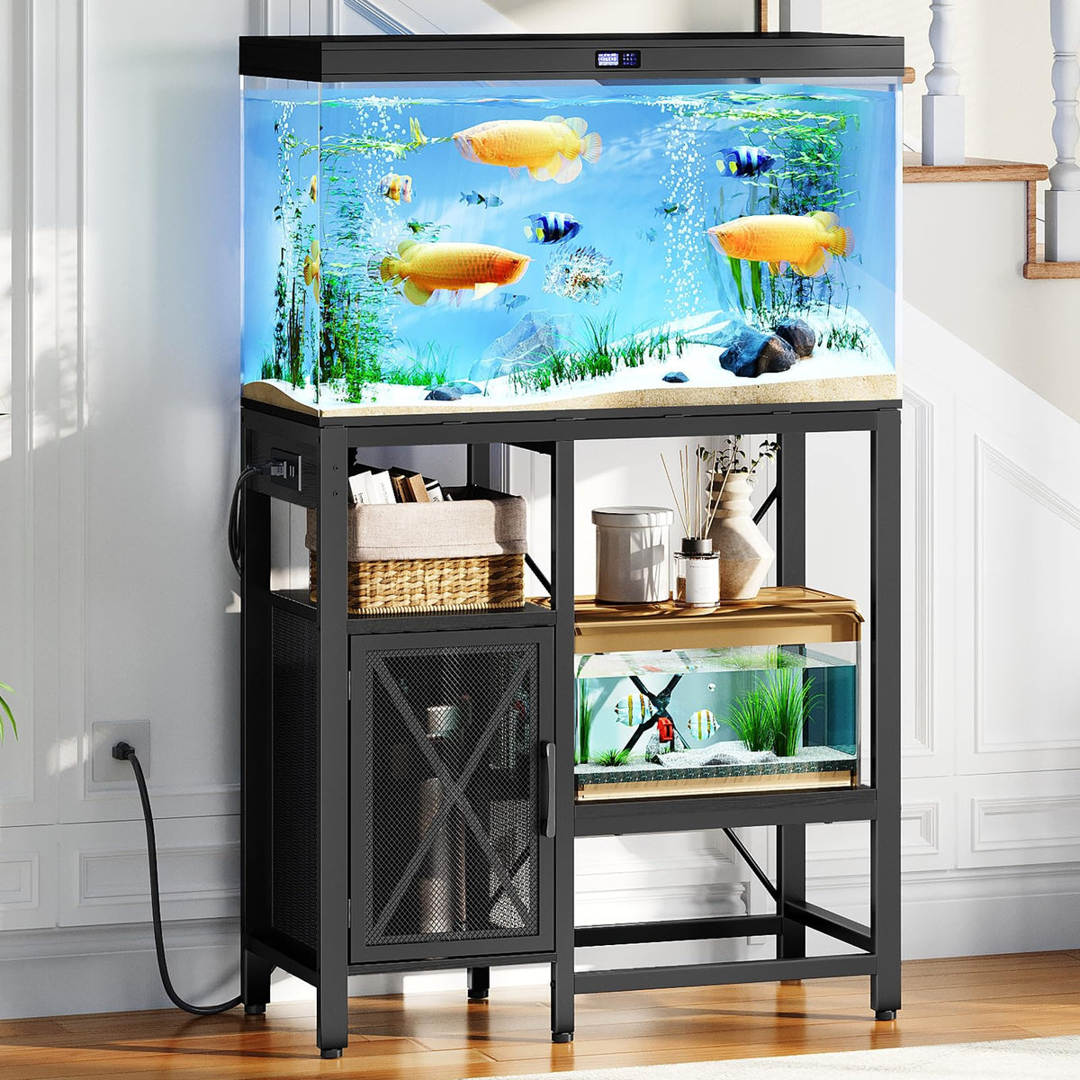 MAHANCRIS 20-37 gallon stand front view for a stable aquarium setup
