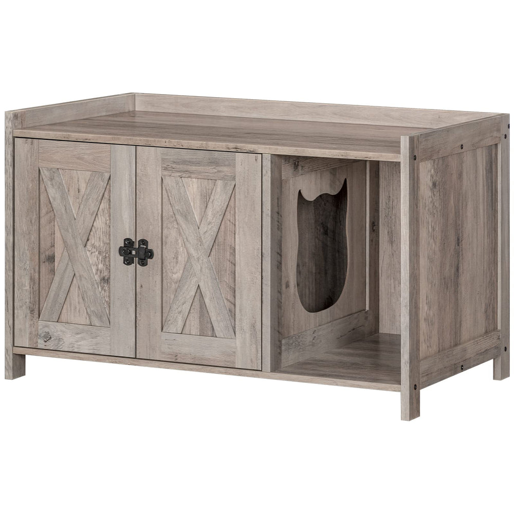 MAHANCRIS cat litter box enclosure storage cabinet for pet supplies