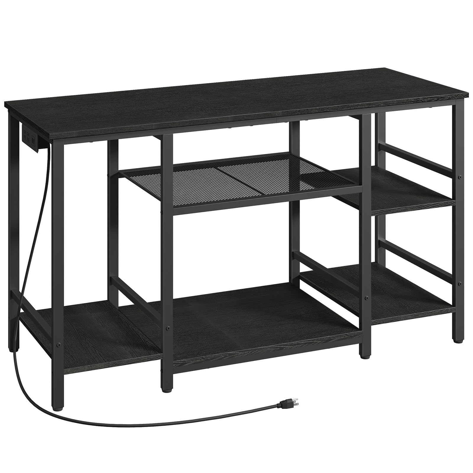 MAHANCRIS stand dimensions shown for fit in rooms.