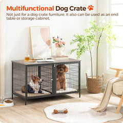 MAHANCRIS double dog divider being removed to create extra space.