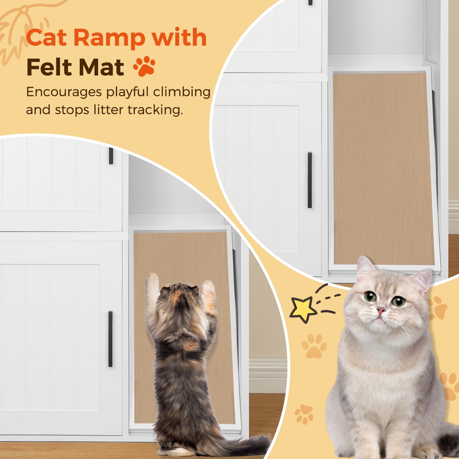 MAHANCRIS indoor cat house end table offers multifunctional home furniture