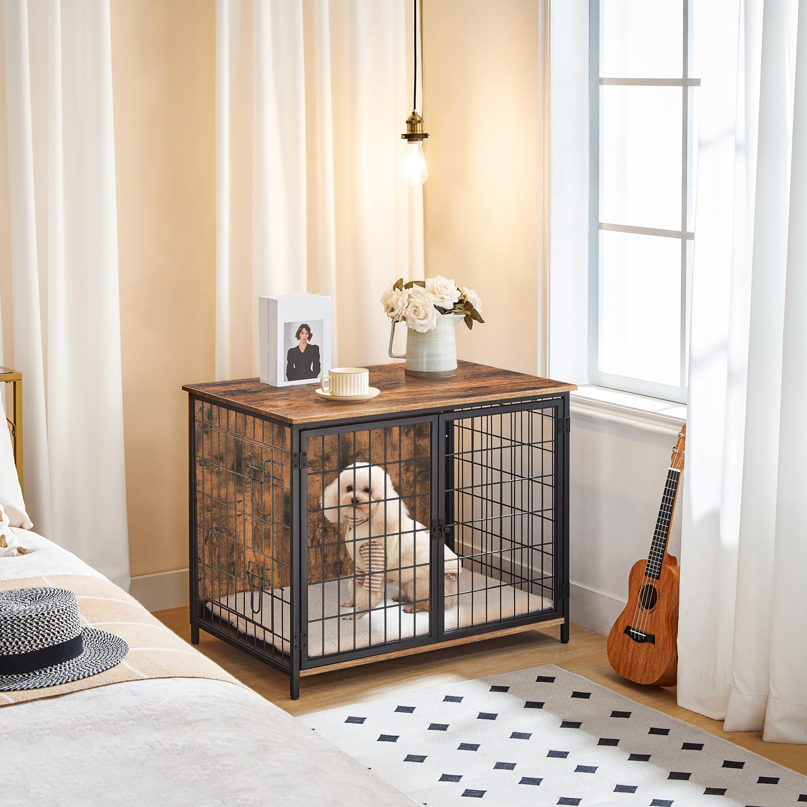 MAHANCRIS indoor dog house suitable for small to large breeds.