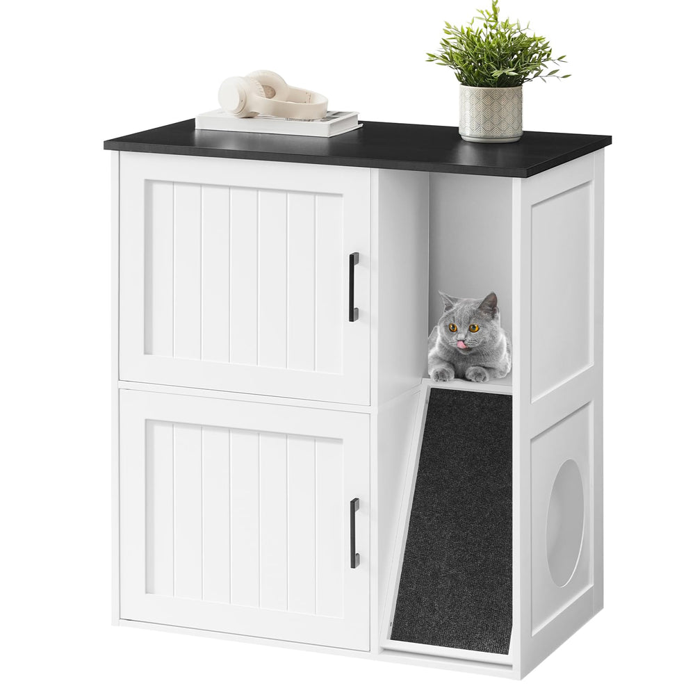 MAHANCRIS versatile litter enclosure doubles as storage option