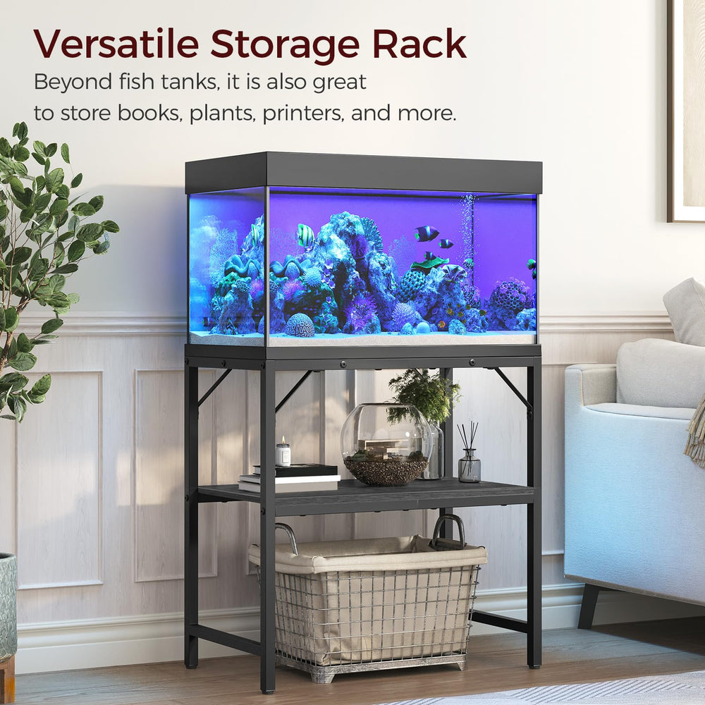 MAHANCRIS stand two-tier shelves maximize vertical space in any room
