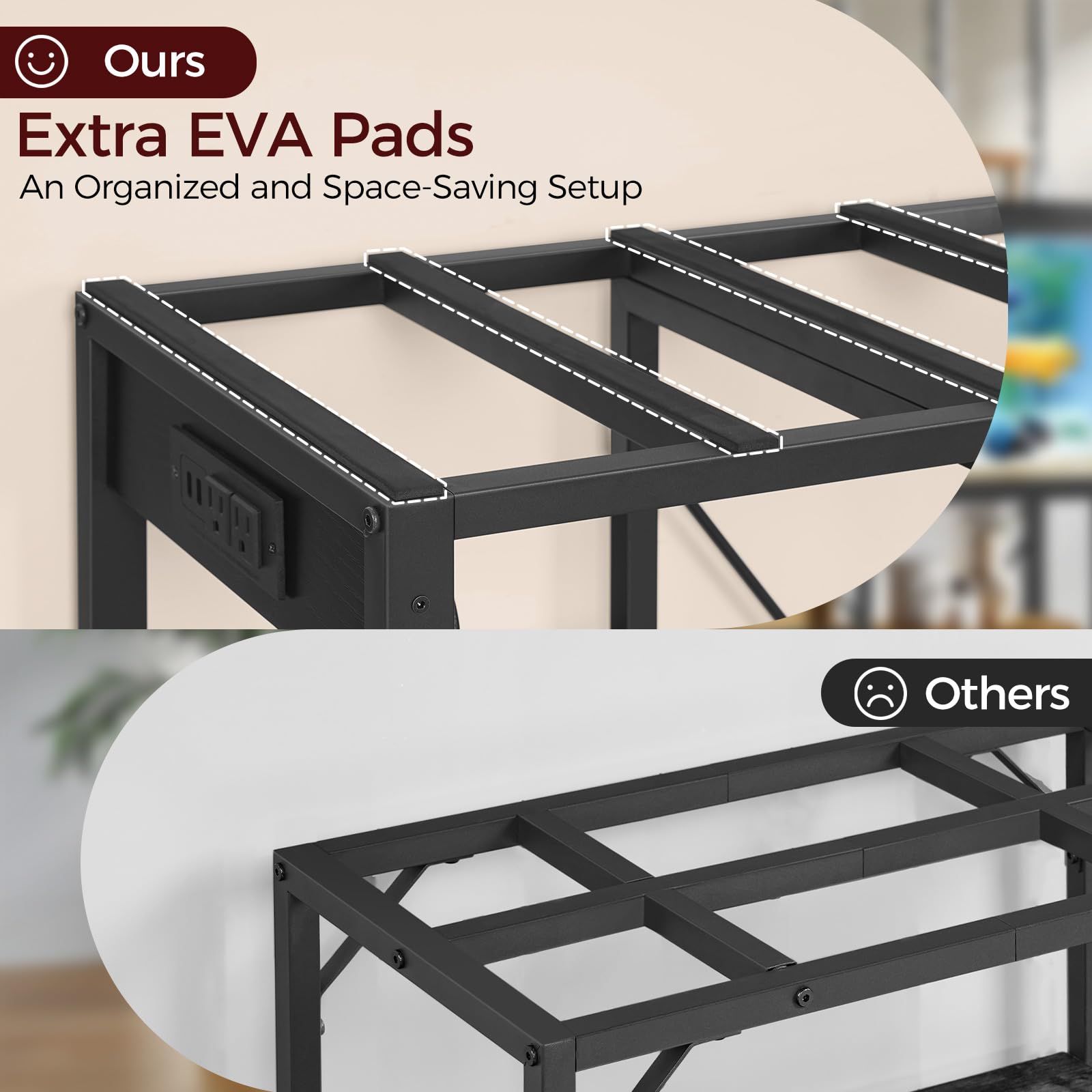 MAHANCRIS EVA-padded top protecting the tank surface