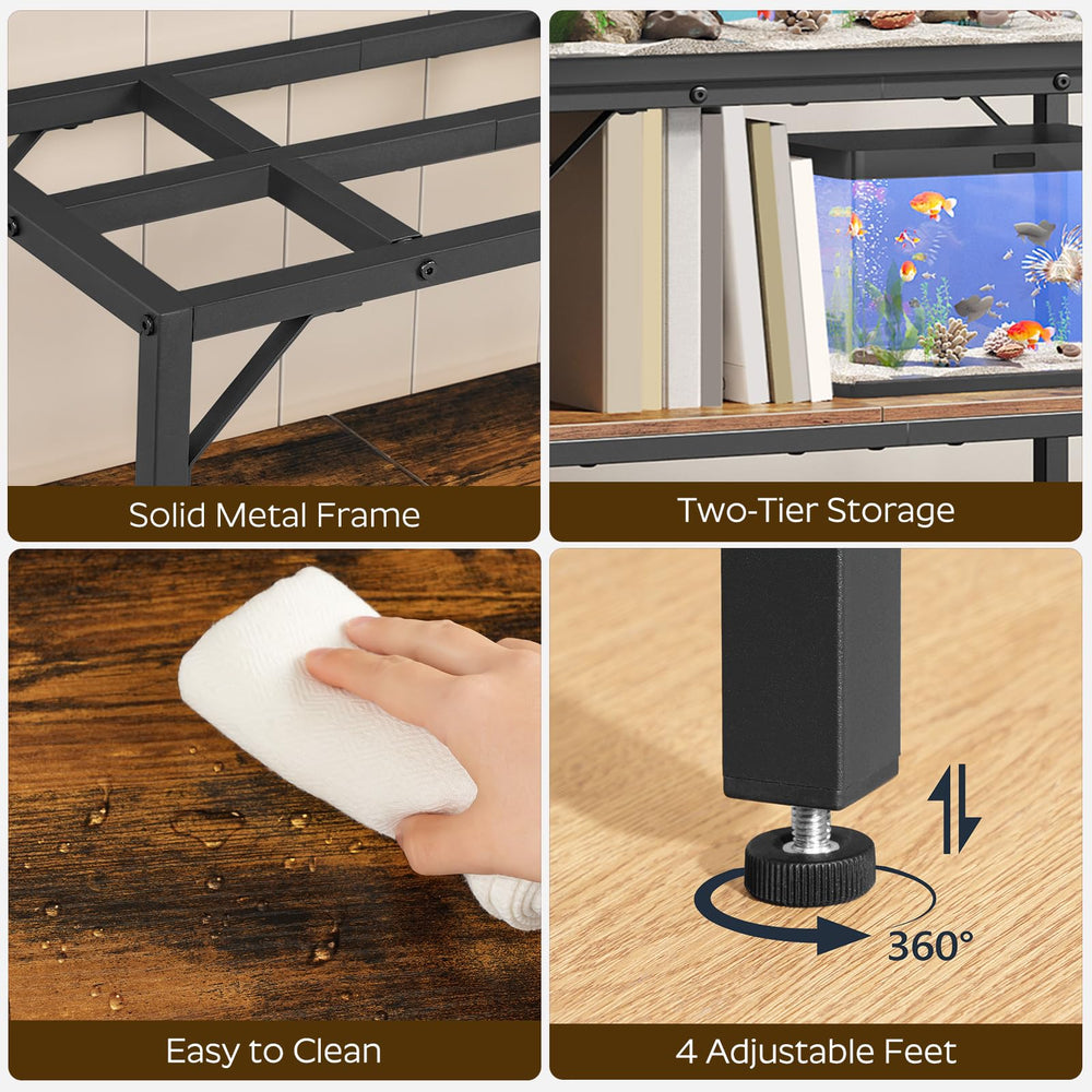 MAHANCRIS stand in bedroom demonstrates space-efficient storage