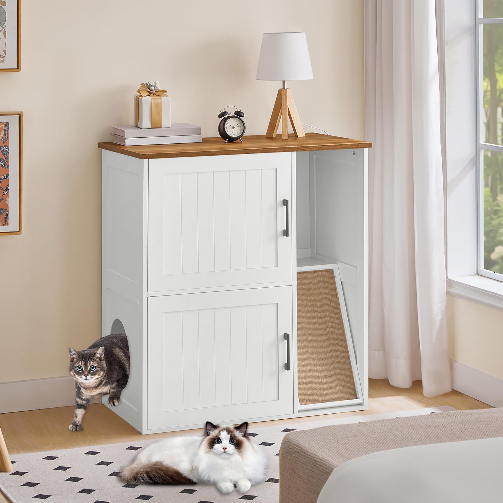 MAHANCRIS ventilated cat entry points promote airflow and easy access