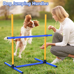 Maicobi agility hurdle for indoor-outdoor use with stable feet during play.