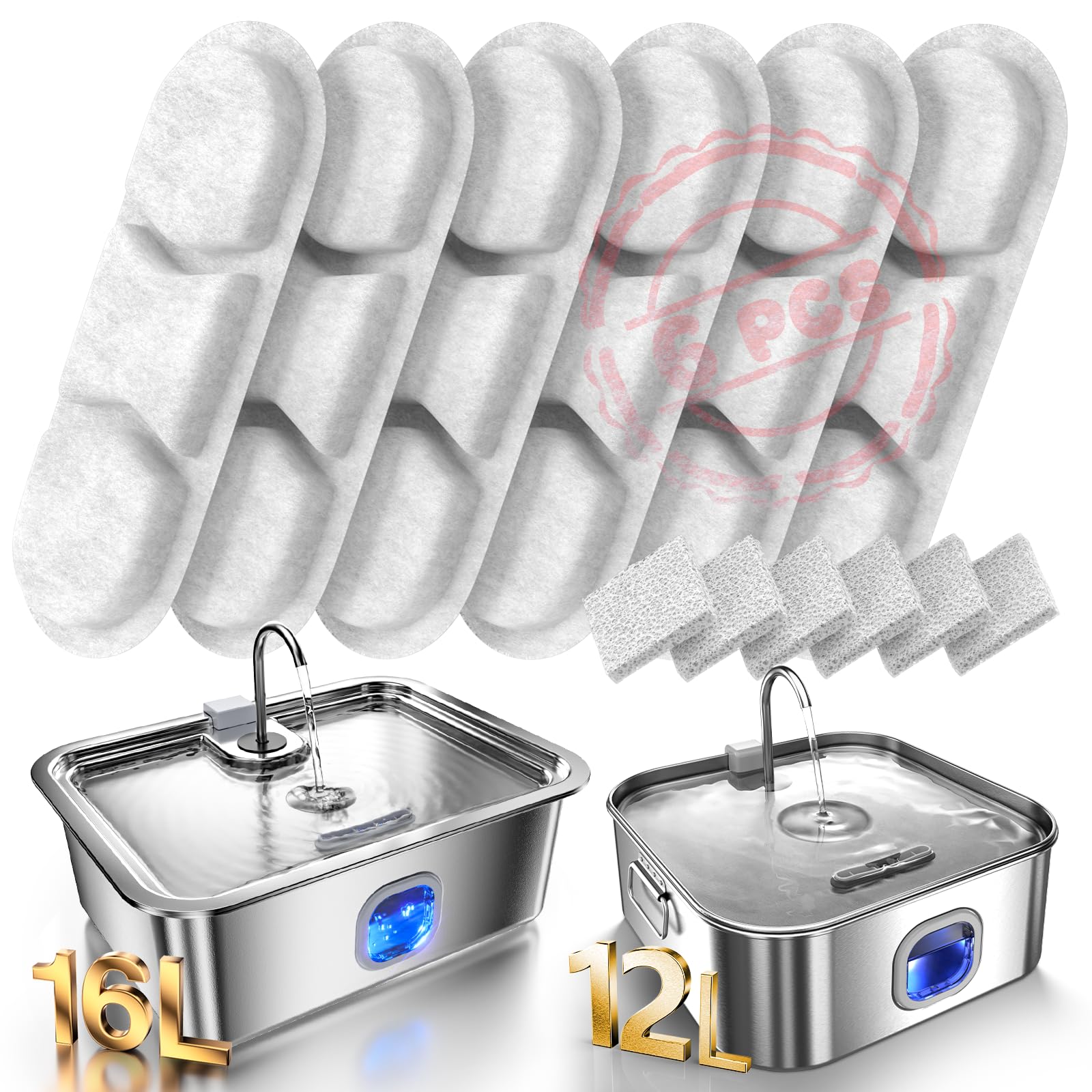 MAILOFY dog water fountain 12L provides reliable hydration for large dogs.