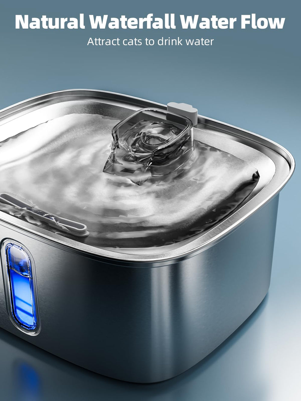 MAILOFY easy-refill design helps busy households keep pets hydrated.