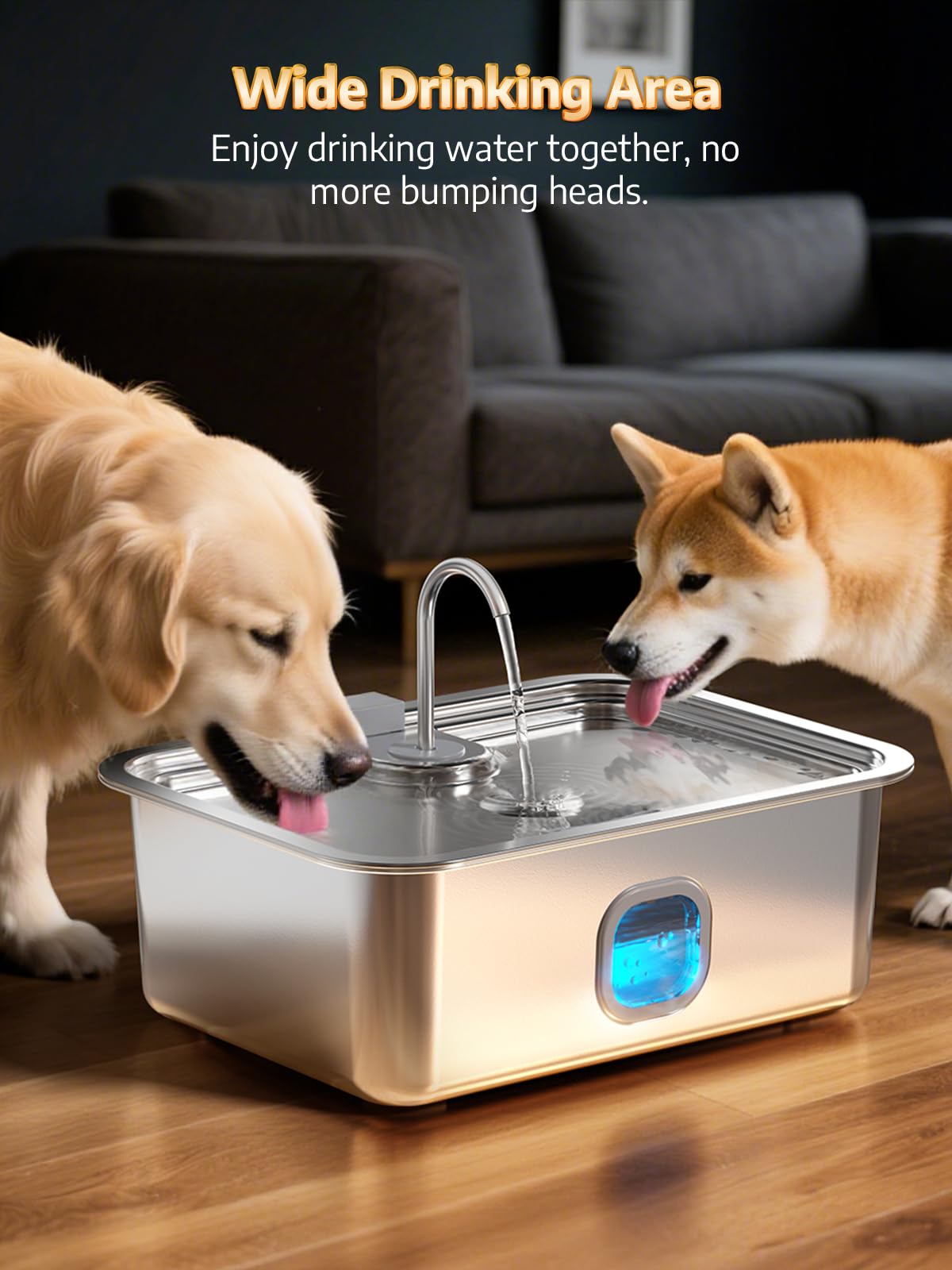 MAILOFY stainless steel body ensures durability and easy cleaning.