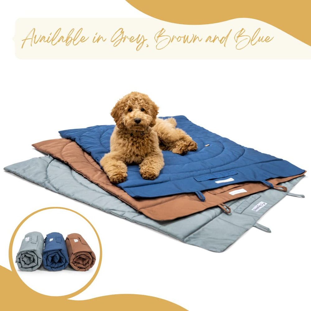 Maison & Sage outdoor dog mat laid out for outdoor use