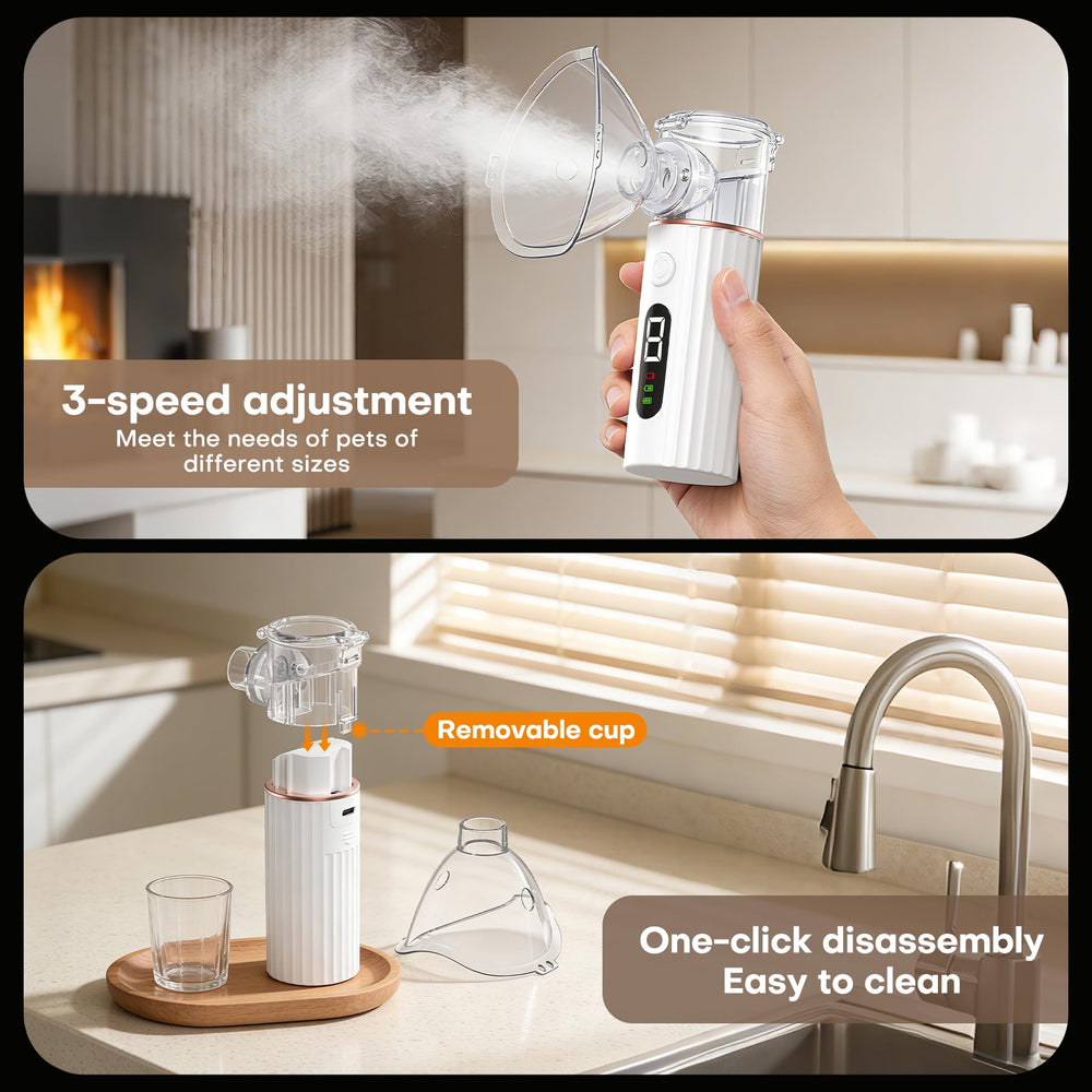 Maitmt Cat Nebulizer lightweight 118g design for easy portability