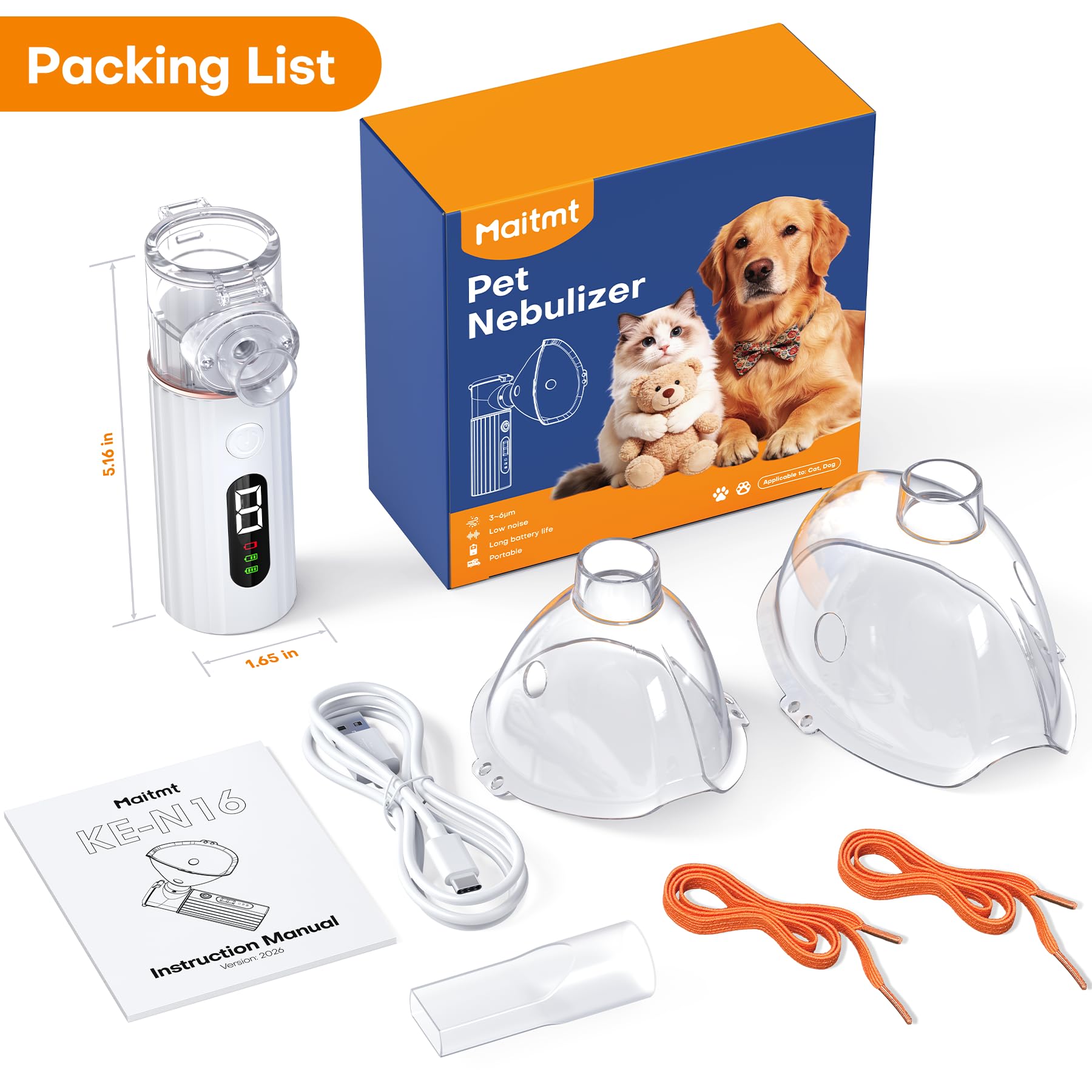 Maitmt Cat Nebulizer after-sales service icon signals reliable support
