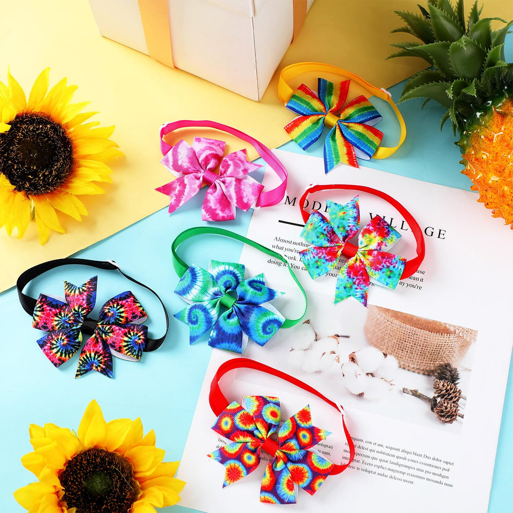 Maitys adjustable dog bow ties offer a secure, comfortable wear across sizes.
