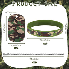 Maitys camouflage dog tag chains provide durable, adjustable wear for accessories
