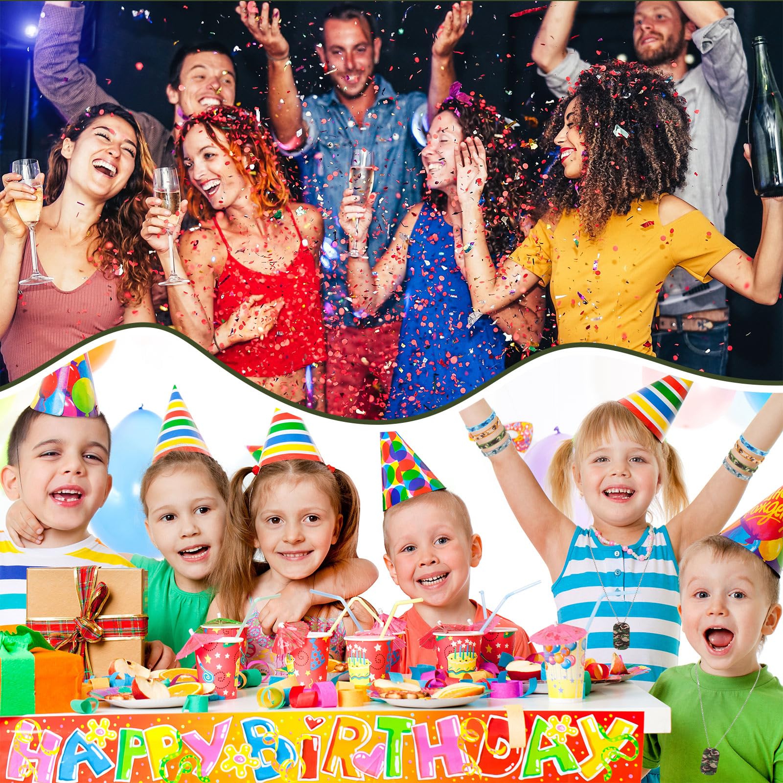 Maitys camouflage party favors add rugged flair to costumes and décor