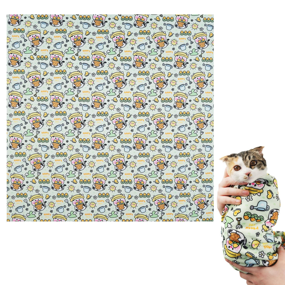 maiwoste care-friendly wrap helps during bathing, ear cleaning, and brushing